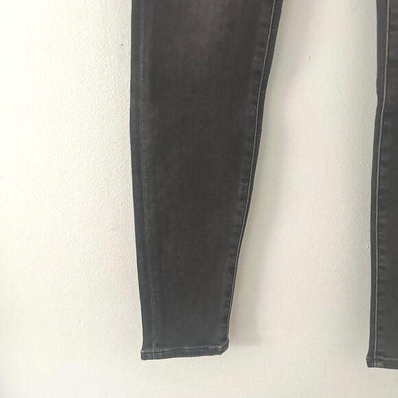 Edwin Women's Candice High Rise Skinny Leg Denim Jeans Washed Black 24 New - Picture 6 of 11